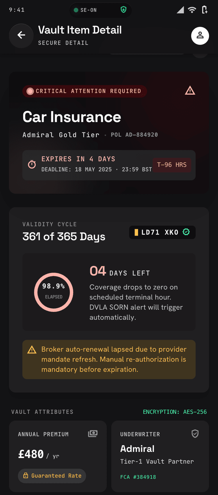 MainVault backup details